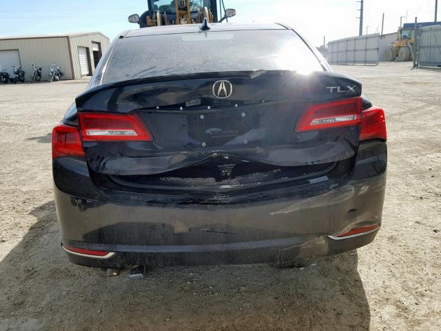 19UUB1F33JA001515 - 2018 ACURA TLX BLACK photo 9