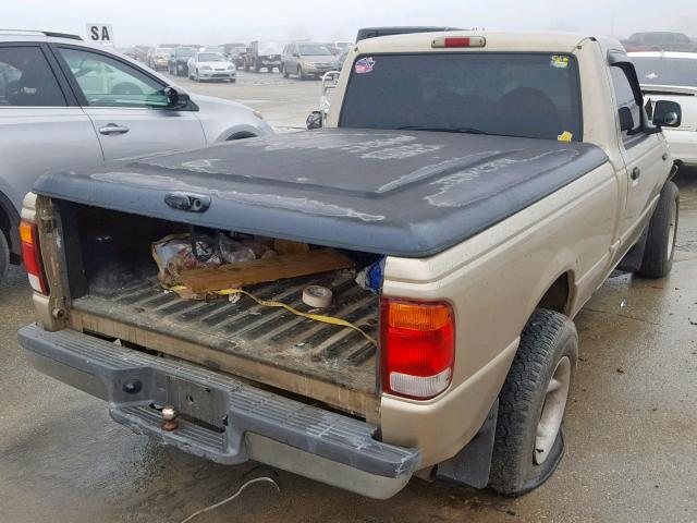 1FTYR10C5XUA11412 - 1999 FORD RANGER GOLD photo 4