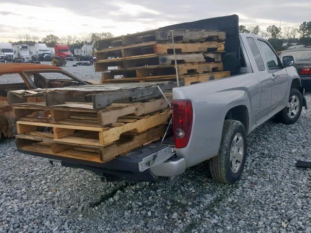 1GCESCF94C8114631 - 2012 CHEVROLET COLORADO L SILVER photo 4