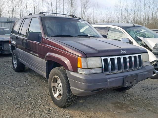 1J4GZ58Y5TC178480 - 1996 JEEP GRAND CHER MAROON photo 1