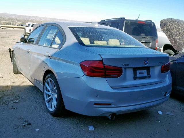 WBA8E5G51GNU21643 - 2016 BMW 320 XI SILVER photo 3