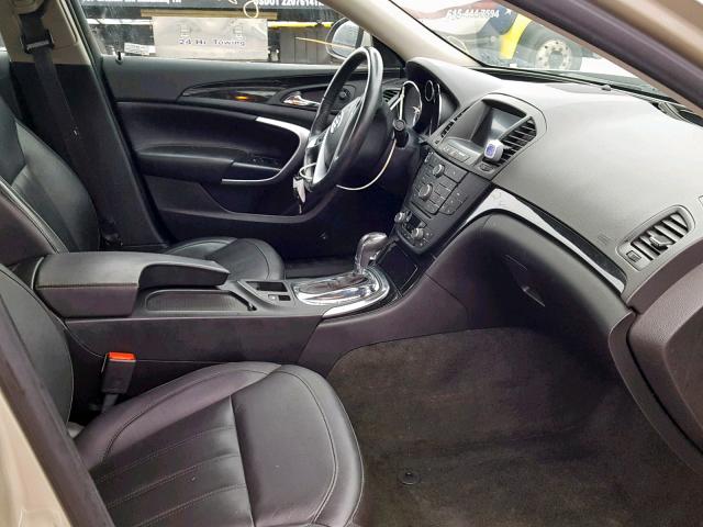 2G4GS5EV8D9135762 - 2013 BUICK REGAL PREM GOLD photo 5