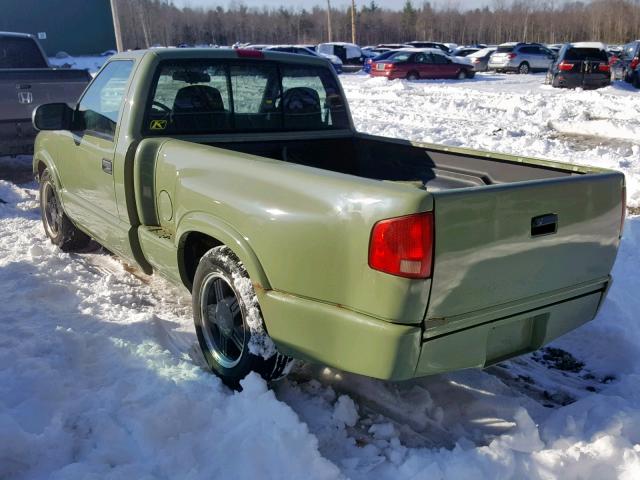 1GTCS1447X8512523 - 1999 GMC SONOMA GREEN photo 3