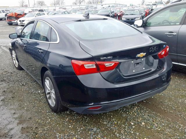 1G1ZJ5SU1HF127455 - 2017 CHEVROLET MALIBU HYB BLACK photo 3