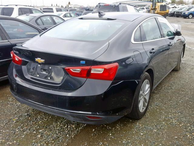 1G1ZJ5SU1HF127455 - 2017 CHEVROLET MALIBU HYB BLACK photo 4