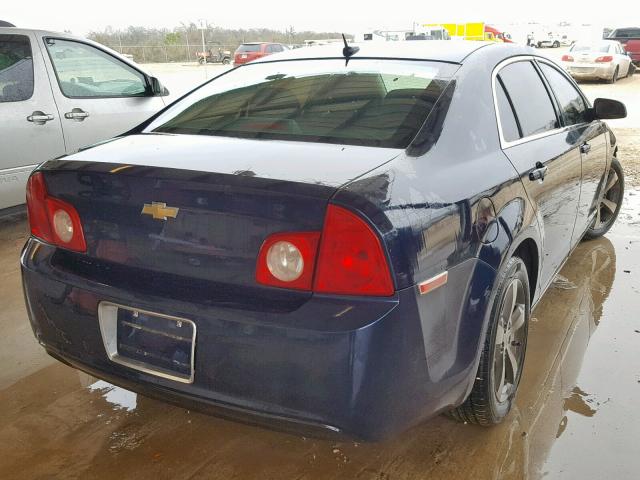 1G1ZC5E19BF362835 - 2011 CHEVROLET MALIBU 1LT 蓝色 照片 4
