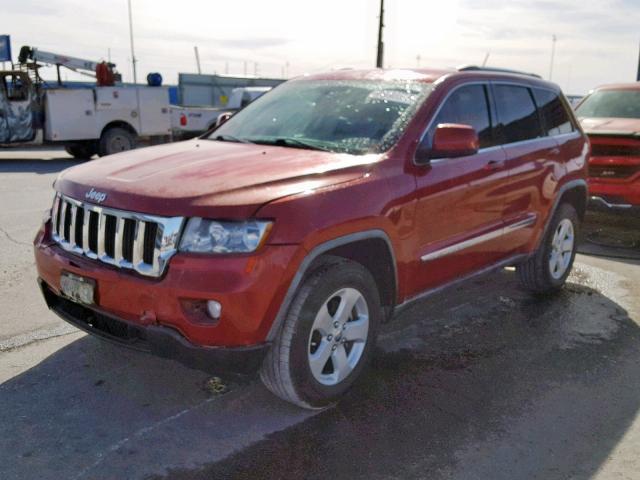 1J4RS4GG9BC554547 - 2011 JEEP GRAND CHER RED photo 2