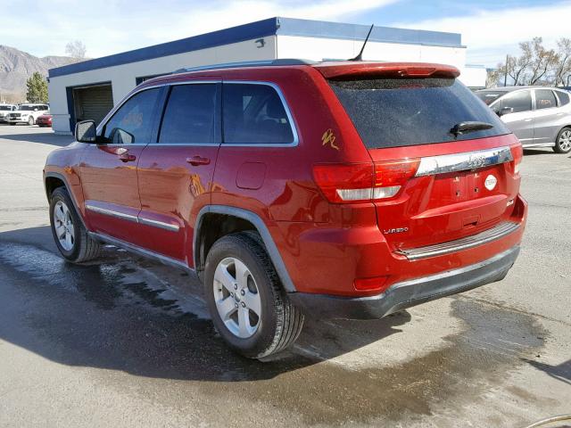 1J4RS4GG9BC554547 - 2011 JEEP GRAND CHER RED photo 3