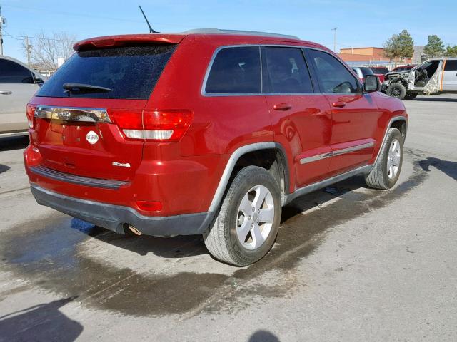 1J4RS4GG9BC554547 - 2011 JEEP GRAND CHER RED photo 4