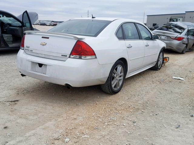 2G1WC5E34C1168016 - 2012 CHEVROLET IMPALA LTZ WHITE photo 4