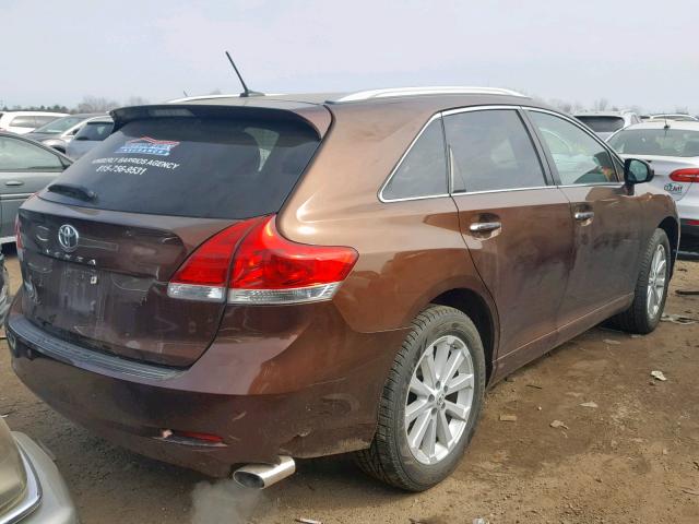 4T3ZA3BBXBU045739 - 2011 TOYOTA VENZA BROWN photo 4