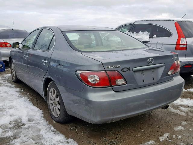 JTHBF30GX20009487 - 2002 LEXUS ES 300 GRAY photo 3