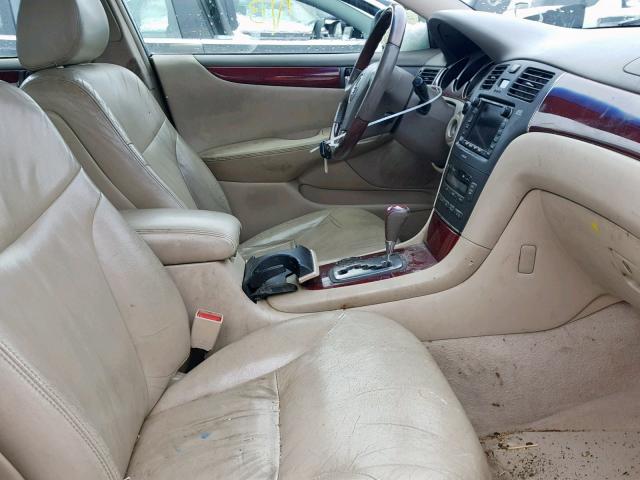 JTHBF30GX20009487 - 2002 LEXUS ES 300 GRAY photo 5