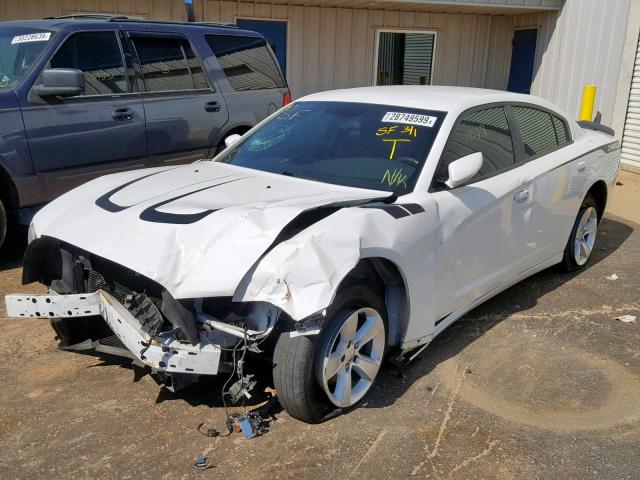 2C3CDXHGXCH234064 - 2012 DODGE CHARGER SX WHITE photo 1