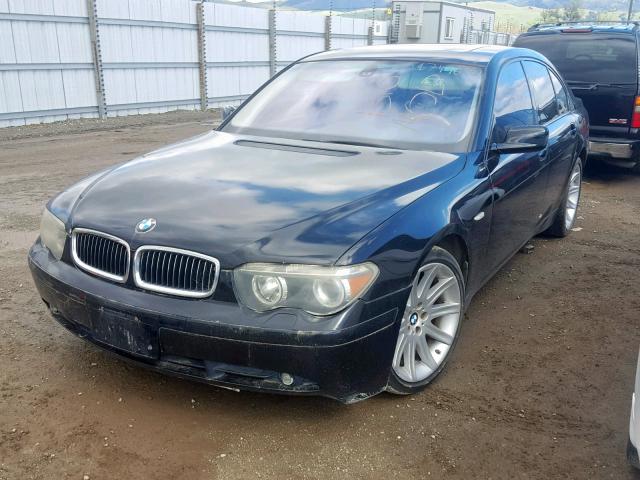 WBAGL63423DP67320 - 2003 BMW 745 I BLACK photo 2