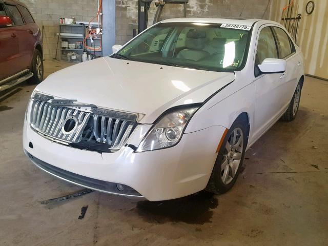 3MEHM0JG2AR655456 - 2010 MERCURY MILAN PREM WHITE photo 2