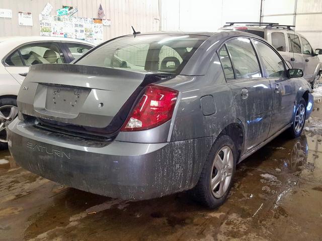 1G8AJ55F37Z203749 - 2007 SATURN ION LEVEL GRAY photo 4