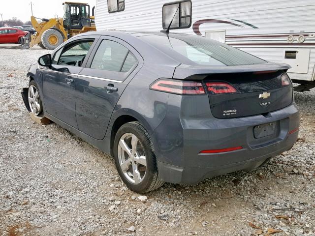 1G1RA6E42CU122495 - 2012 CHEVROLET VOLT CHARCOAL photo 3