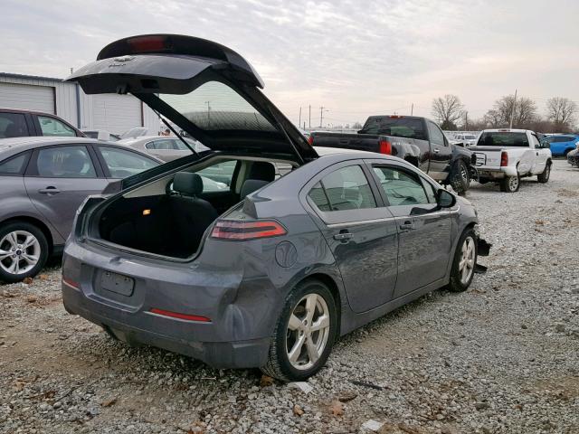 1G1RA6E42CU122495 - 2012 CHEVROLET VOLT CHARCOAL photo 4