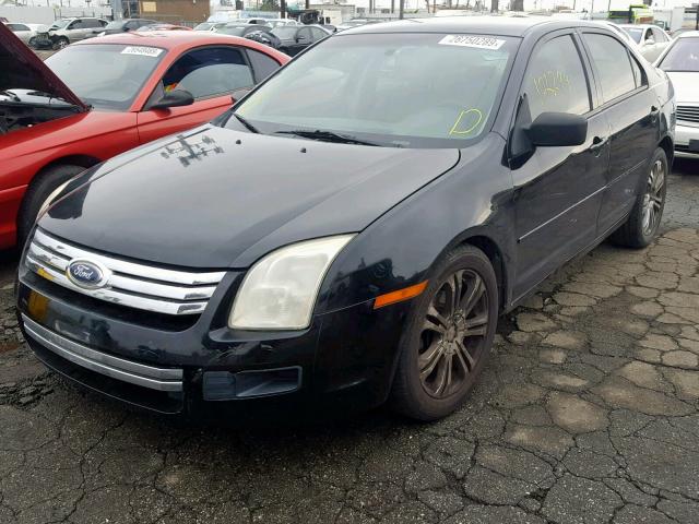 3FAFP06Z26R179264 - 2006 FORD FUSION S BLACK photo 2