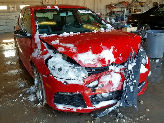 WVWRF7AJ5DW077164 - 2013 VOLKSWAGEN GOLF R RED photo 1