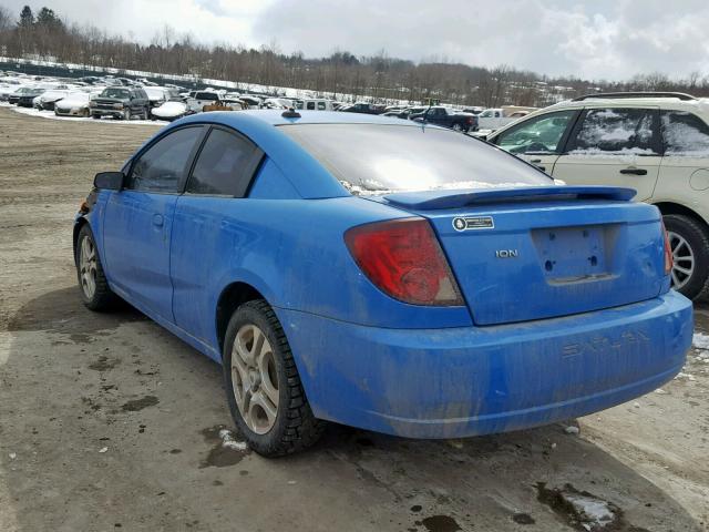 1G8AW14F35Z149894 - 2005 SATURN ION LEVEL BLUE photo 3