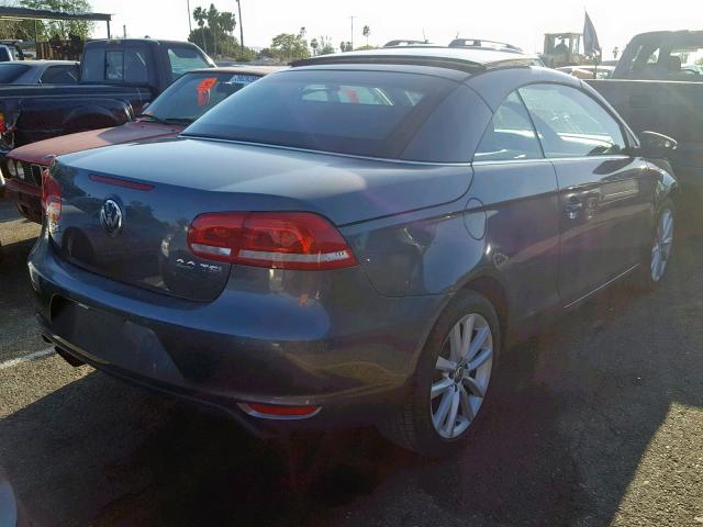 WVWBW7AH3CV001722 - 2012 VOLKSWAGEN EOS KOMFOR CHARCOAL photo 4