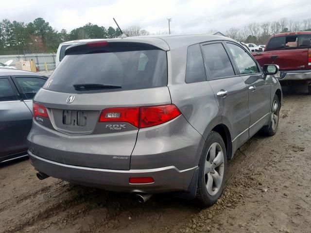 5J8TB18258A020450 - 2008 ACURA RDX GRAY photo 4