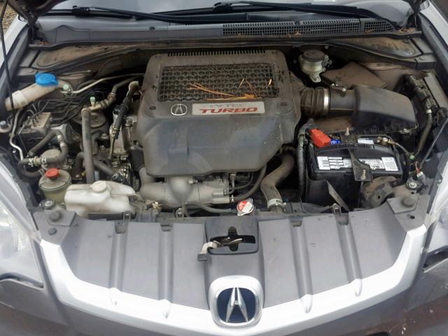 5J8TB18258A020450 - 2008 ACURA RDX GRAY photo 7