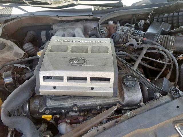 JT8BF22G1V0068245 - 1997 LEXUS ES 300 GOLD photo 7