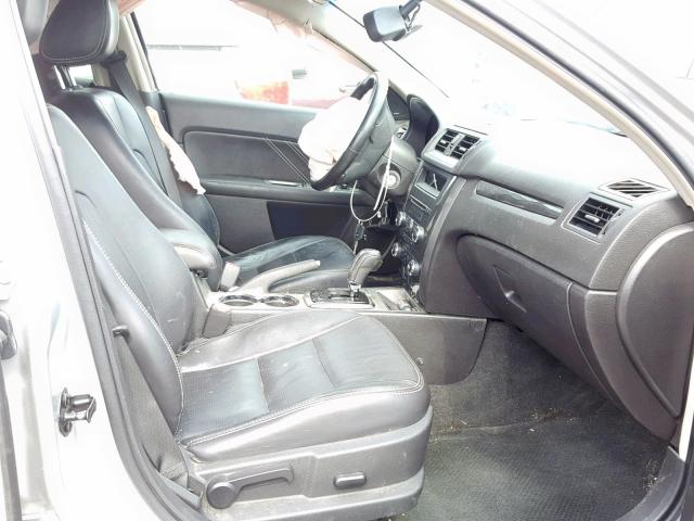 3FAHP0DC9AR407390 - 2010 FORD FUSION SPO SILVER photo 5