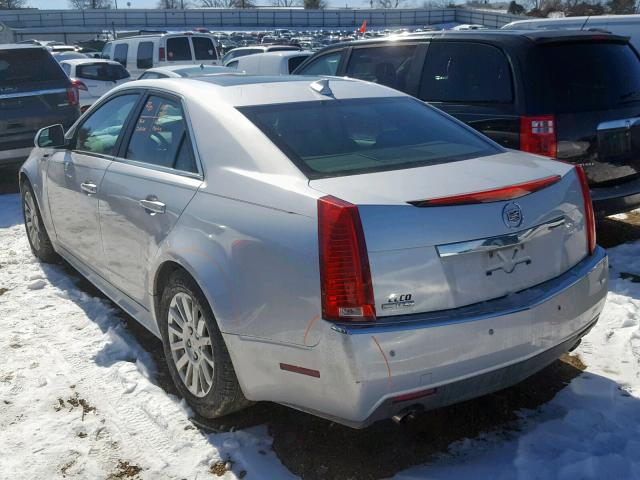 1G6DE5EG5A0115445 - 2010 CADILLAC CTS LUXURY SILVER photo 3