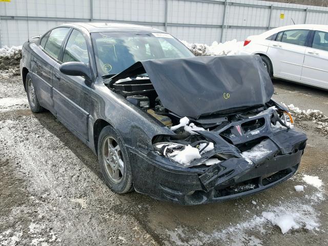 1G2NW52EX2M712915 - 2002 PONTIAC GRAND AM G BLACK photo 1