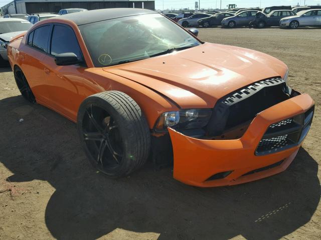 2C3CDXHG6FH277464 - 2015 DODGE CHARGER SX ORANGE photo 1