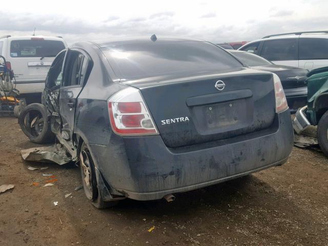 3N1AB61E88L749724 - 2008 NISSAN SENTRA 2.0 BLACK photo 3