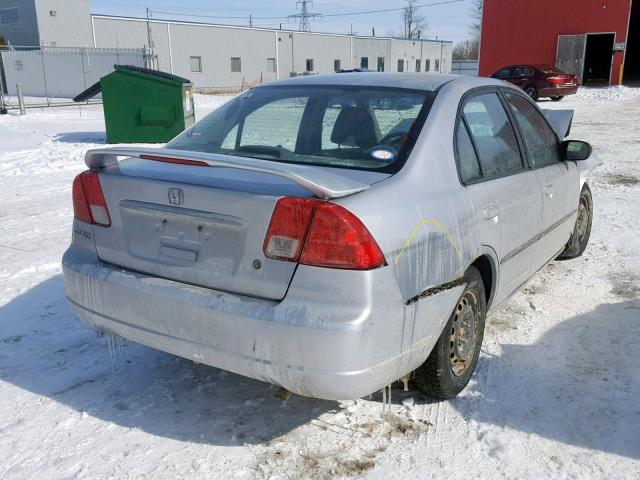 2HGES16433H926006 - 2003 HONDA CIVIC DX SILVER photo 4