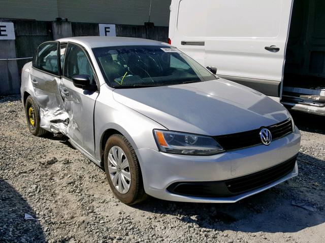 3VW2K7AJ0DM308482 - 2013 VOLKSWAGEN JETTA BASE Մոխրագույն լուսանկար 1