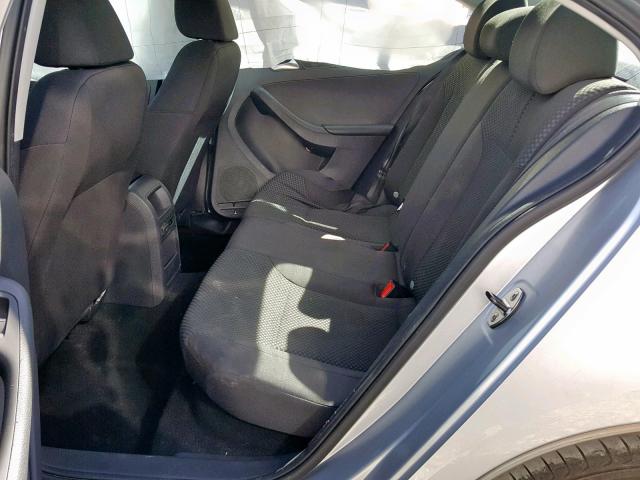 3VW2K7AJ0DM308482 - 2013 VOLKSWAGEN JETTA BASE Մոխրագույն լուսանկար 6