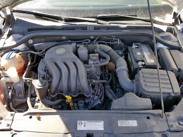 3VW2K7AJ0DM308482 - 2013 VOLKSWAGEN JETTA BASE Մոխրագույն լուսանկար 7