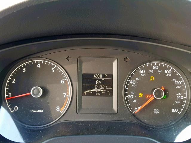 3VW2K7AJ0DM308482 - 2013 VOLKSWAGEN JETTA BASE Մոխրագույն լուսանկար 8