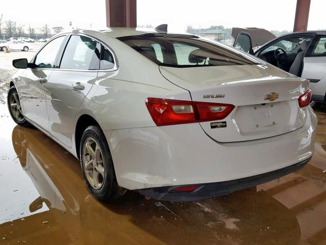 1G1ZB5ST2HF146553 - 2017 CHEVROLET MALIBU LS WHITE photo 3