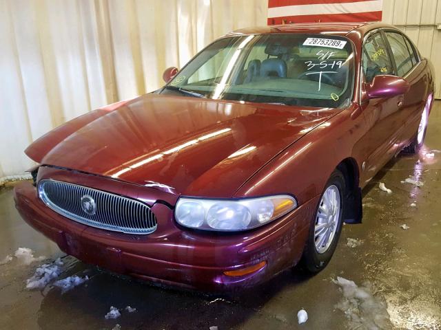 1G4HP54K124208984 - 2002 BUICK LESABRE CU MAROON photo 2