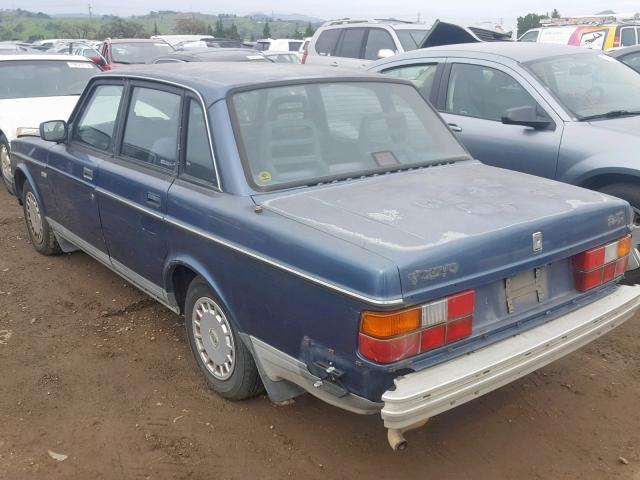 YV1AA884XM1432029 - 1991 VOLVO 240 BLUE photo 3