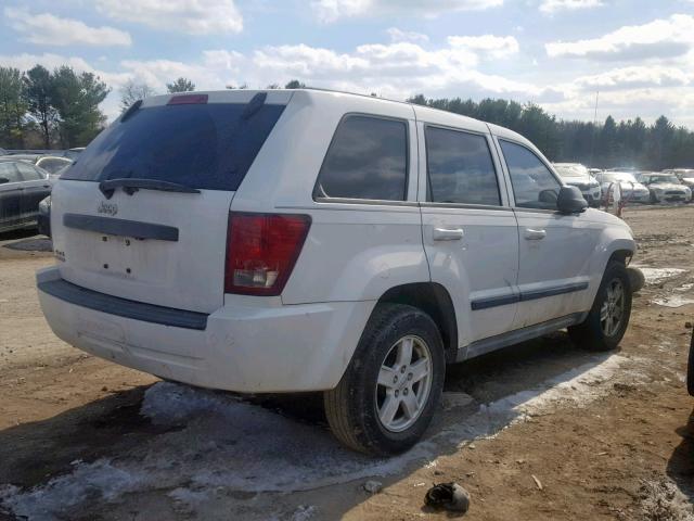 1J8GR48K67C637820 - 2007 JEEP GRAND CHER WHITE photo 4