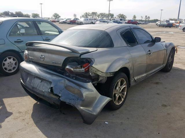 JM1FE17N650159423 - 2005 MAZDA RX8 GRAY photo 4