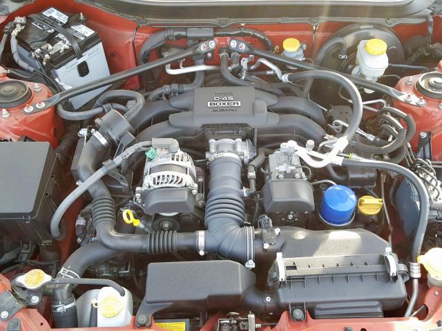 JF1ZNAA19F9710322 - 2015 TOYOTA SCION FR-S RED photo 7