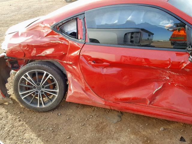 JF1ZNAA19F9710322 - 2015 TOYOTA SCION FR-S RED photo 9