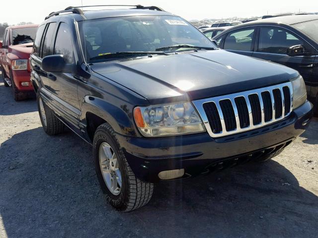 1J4GX48S84C137516 - 2004 JEEP GRAND CHER BLACK photo 1