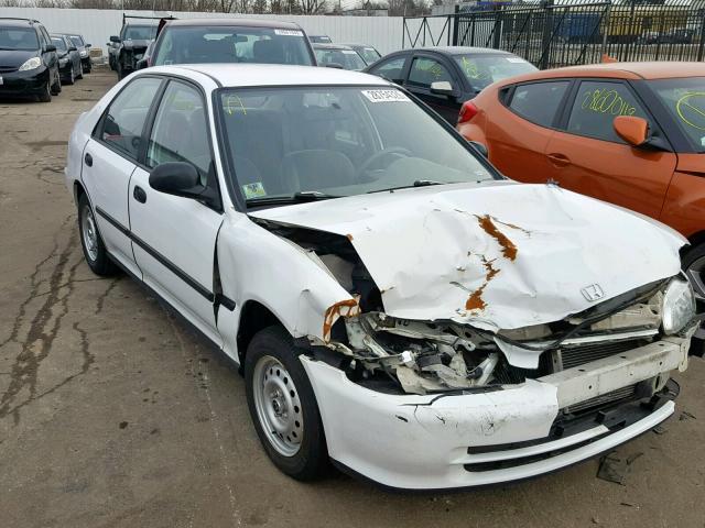 1HGEG864XNL064516 - 1992 HONDA CIVIC DX WHITE photo 1