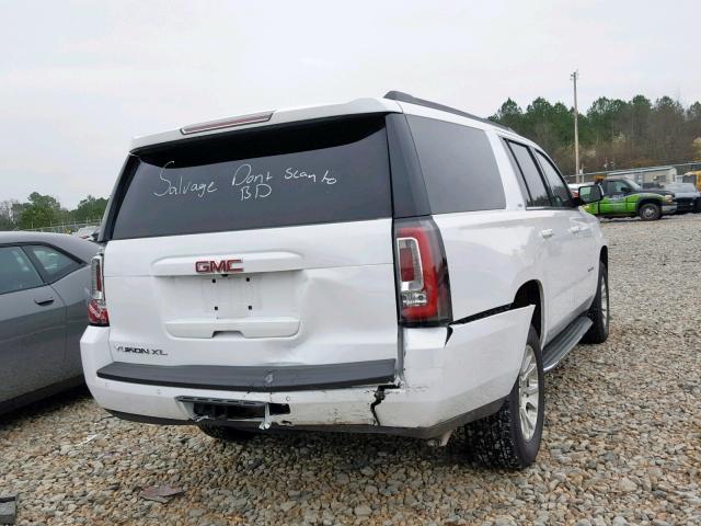 1GKS2GKC2KR166638 - 2019 GMC YUKON XL K WHITE photo 4